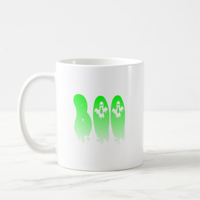 Coola Halloween Boo - Sip i Stil Kaffemugg (Vänster)