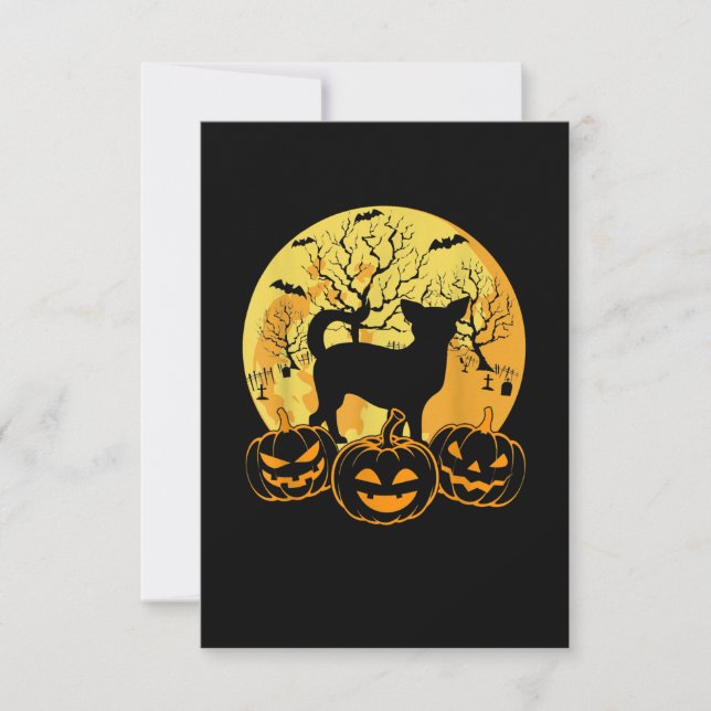 Coola Halloween Costumes Chihuahua Hund älskare Gi OSA Kort (Framsida)