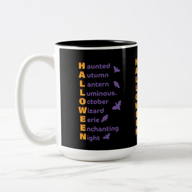 Coola Halloween Design Design Mugg (Vänster)