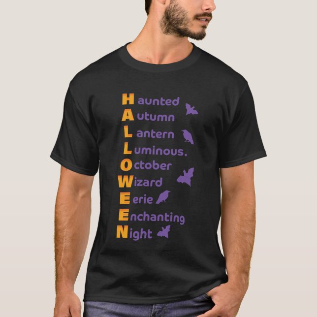 Coola Halloween-design T-Shirt (Framsida)