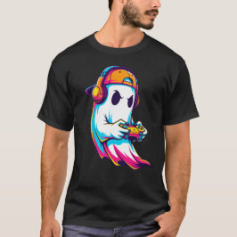 Coola Halloween Ghost Gamer T Shirt