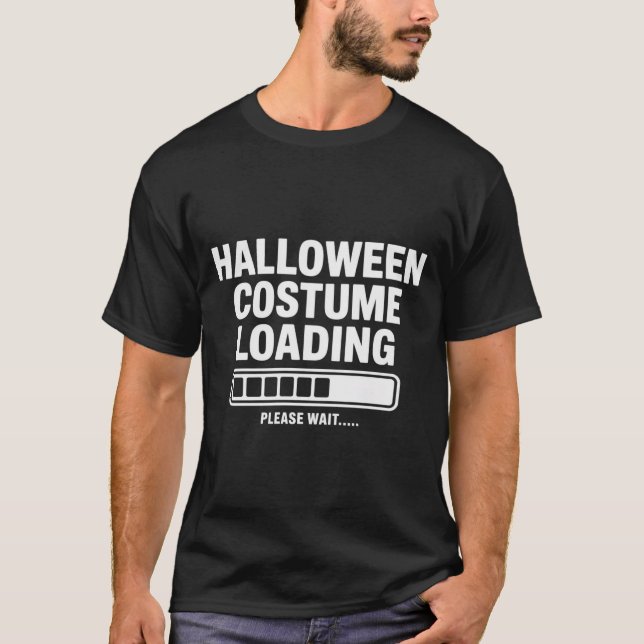 Coola Halloween-kostym laddar grafik spöklik  T Shirt (Framsida)