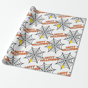 Coola Halloween-Spindelnät Presentpapper