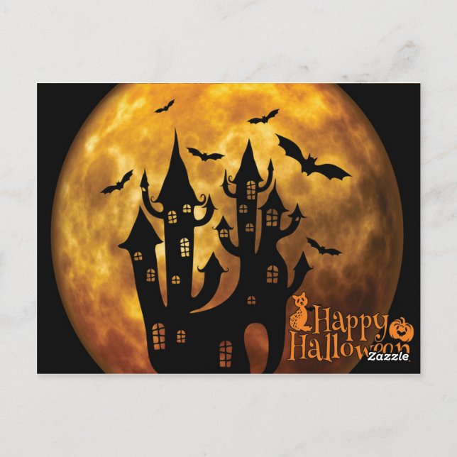 Coola Halloween Vykort (Baksida)