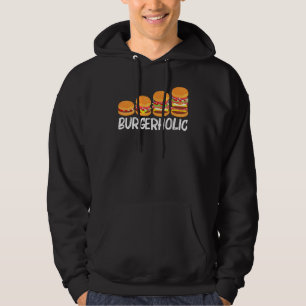 Coola Hamburger För manar Women Cheeseburger Fast  Hoodie