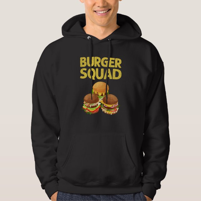 Coola Hamburger Manar Women Cheeseburger Fast Food Hoodie (Framsida)