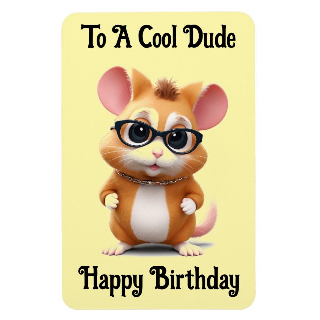 Coola Hamster Flexible Photo Magnet (Vertikal)