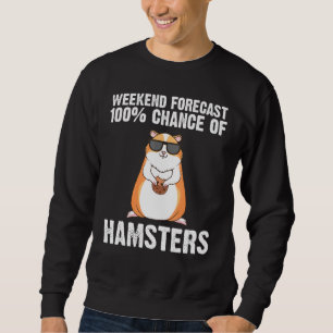 Coola Hamster För manar Women Syrian Dwarf Rodent  Lång Ärmad Tröja
