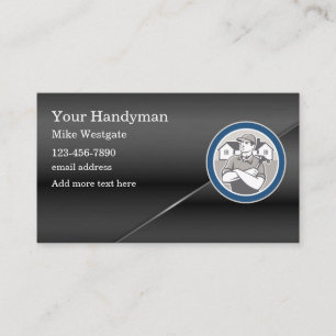 Coola Handyman Modern Retro-Affärskort Visitkort