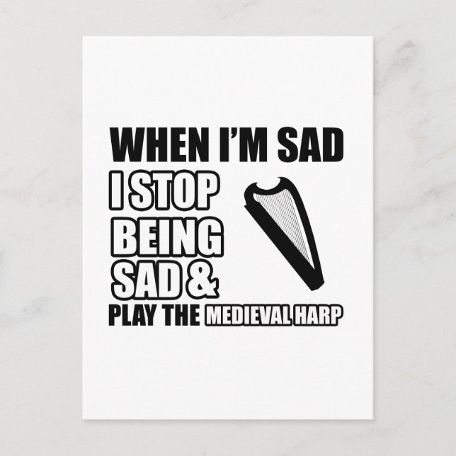 Coola Harp-design Vykort (Framsida)