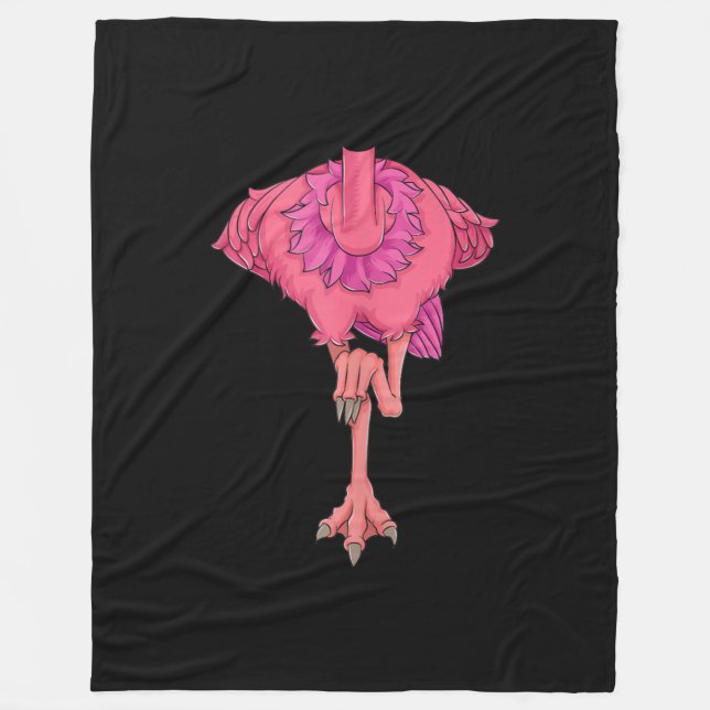 Coola Headless Flamingo Halloween Costume Funny Fleecefilt (Framsidan)