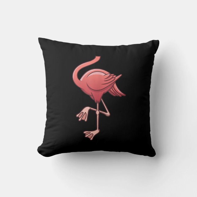 Coola Headless Flamingo Halloween Costume Funny Kudde (Framsida)