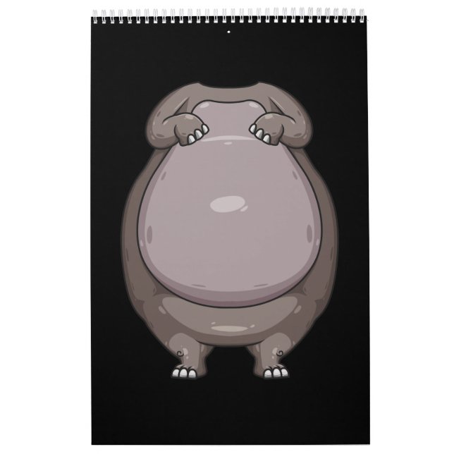 Coola Headless Hippo Halloween Costume Funny Lazy Kalender (Omslag)