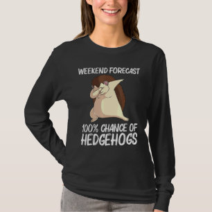 Coola Hedgehog För manar Women Spiny Quills Garden T Shirt