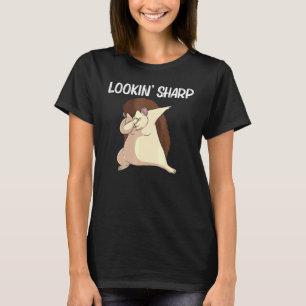 Coola Hedgehog För manar Women Spiny Quills Garden T Shirt