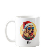 Coola Helgdag Golden Retriever Santa's Pet