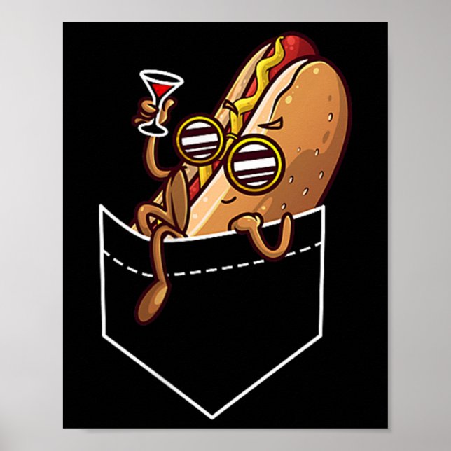 Coola Hett Hund design För manar kvinnor Kids Dish Poster (Framsidan)