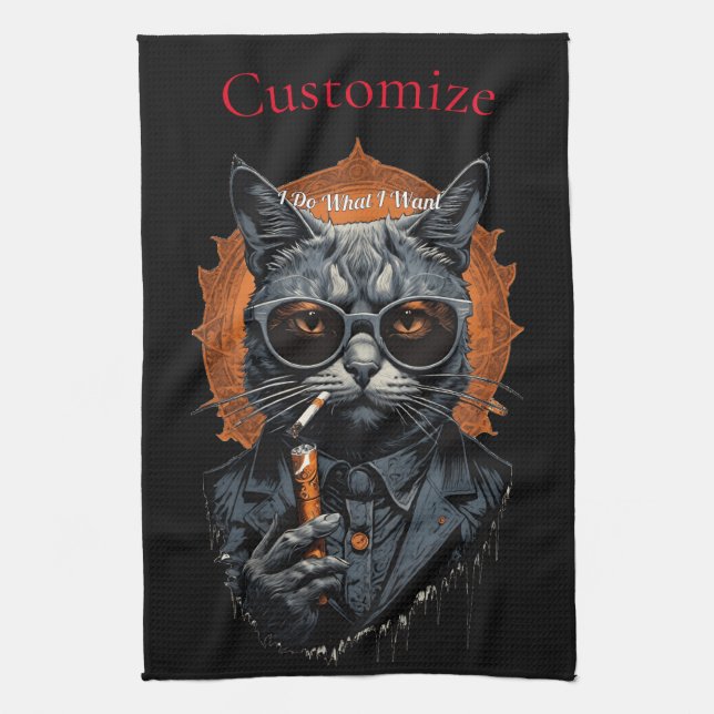 Coola Hip Cat Thunder_Cove Kökshandduk (Vertikal)