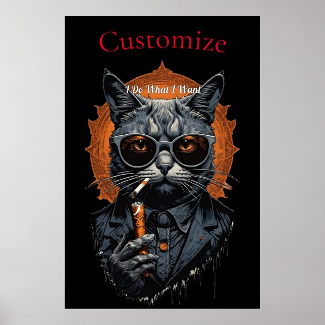 Coola Hip Cat Thunder_Cove Poster (Framsidan)
