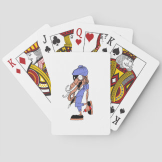 Coola hip hop-artisten cartoo casinokort