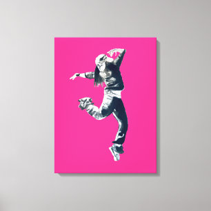 Coola hip hop dancer art canvastryck