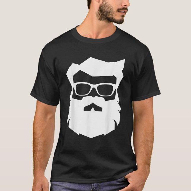 Coola Hip JULTOMTEN Hipster Coolest Sunglass T Shirt (Framsida)