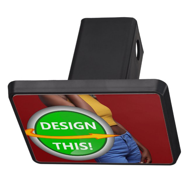 COOLA! Hitch Cover 2-tums mottagare - Anpassningsb Dragkroksskydd (Topp)