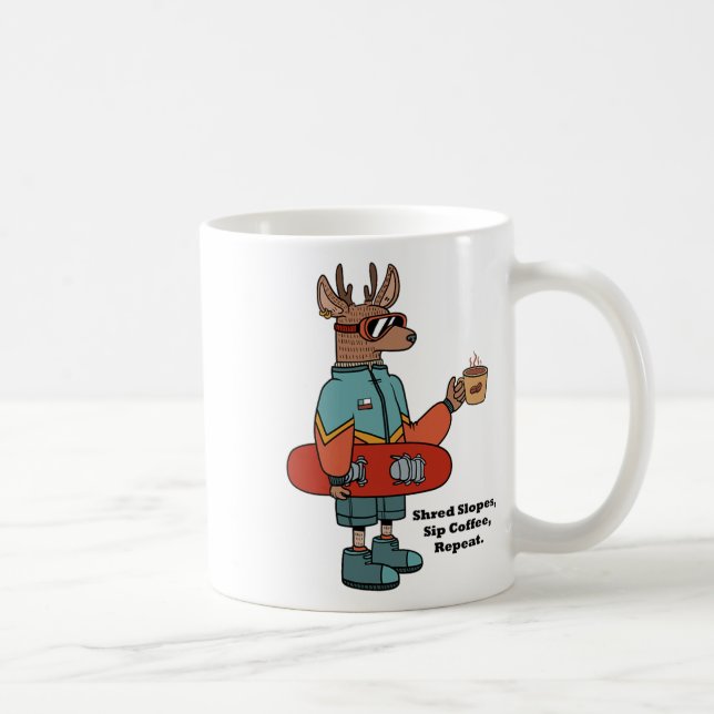 Coola Hjort med snörpapp Kaffemugg (Höger)