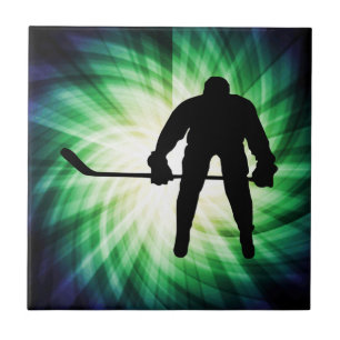 Coola Hockey Player Kakelplatta