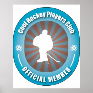 Coola Hockey Players Klubb Poster