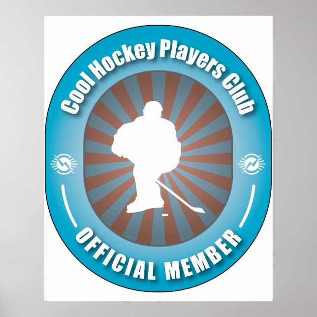 Coola Hockey Players Klubb Poster (Framsidan)