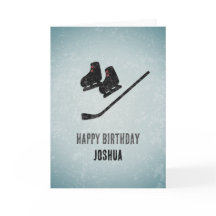 Coola Hockey Thmet Ice Struktur Male Birthday