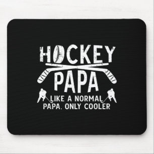 Coola hockeypappa farfar pappa till en hockeyspela musmatta
