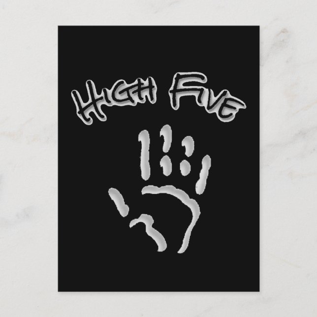 Coola, hög, fem handtag vykort (Framsida)