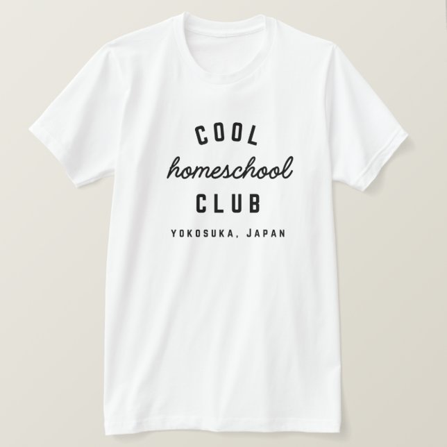 Coola Homeschool Klubb Yokosuka Edition T Shirt (Design framsida)