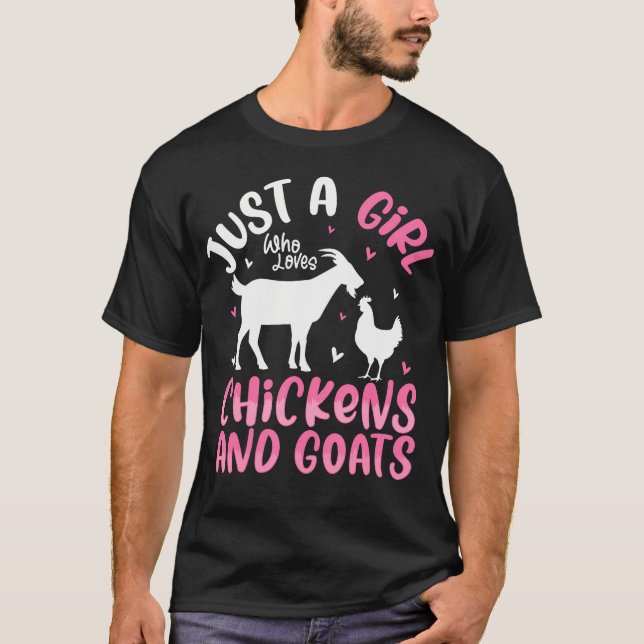 Coola höns getflickor pygmé t shirt (Framsida)
