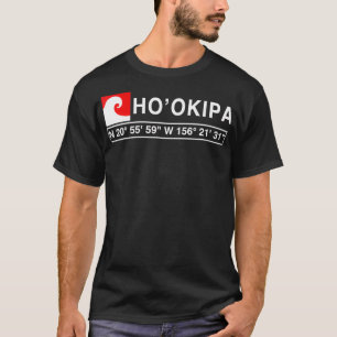 COOLA HOOKIPA SURFA T MED GPS-KOORDINATER SHIRT