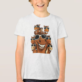 Coola Horse med Shades T-Shirt