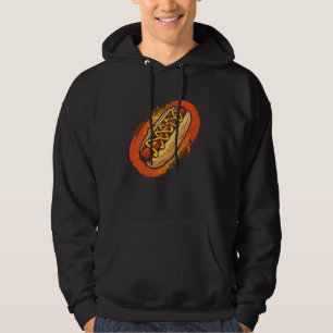 Coola Hotdog Graphic för manar Women Sause Hett Hu Hoodie