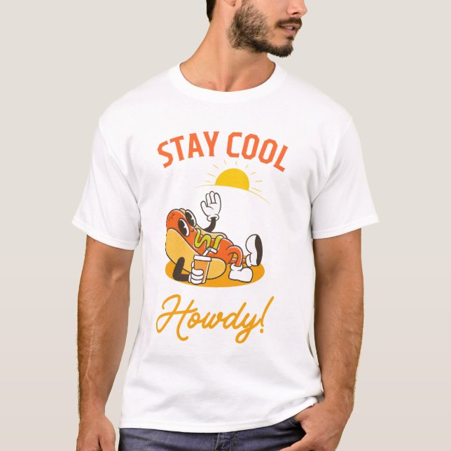Coola Hotdog Summer Vibes Tee (Framsida)