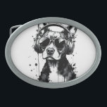 Coola-Hund hörlurar Utspädda husdjur Svart och vit<br><div class="desc">Höj stil med det här djärva och konstnärliga hund design. Med en nedkyld valp med hörlurar blandas musik,  attityder och modern konst med den här lysande svarta och vita illustrationen. Det är perfekt för alla som kärlek hundar,  slår och edgy,  uttrycksfulla teckningar.</div>