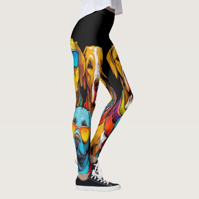 Coola Hund Leggings - Roligt (Höger)