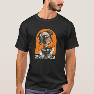 Coola Hund med Hund Återställ skuggor T Shirt
