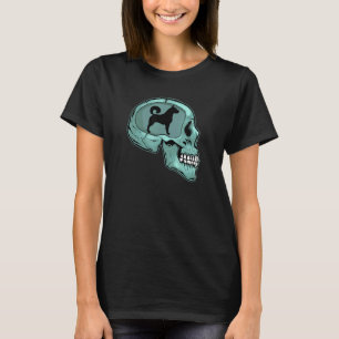 Coola Hund Silhouette Owner Trainer Hundar och Sit T Shirt