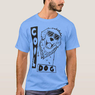 Coola Hund Vibe-flicka T Shirt