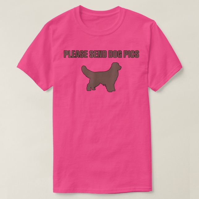 Coola Hundägare - skicka hund bilder  T Shirt (Design framsida)