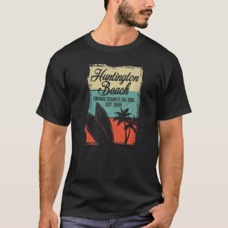 Coola Huntington Beach Surfing Tävlingar Premium T Shirt