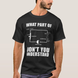 Coola HVAC-design För manar kvinnor Luft kondition T Shirt