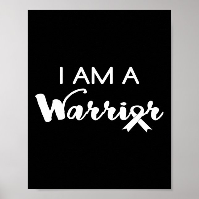 Coola I är ett WARRIOR-band Bröstcancer i barndome Poster (Framsidan)