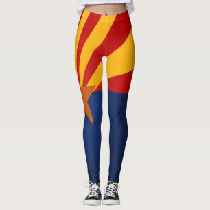 Coola i Arizona Flagga Mode Leggings